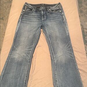 Miss Me Straight Leg Jeans - Light Blue